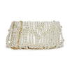 Lele Sadoughi BAGS IVORY PEARL WILLOW BEADED CLUTCH