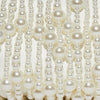 Lele Sadoughi BAGS IVORY PEARL WILLOW BEADED CLUTCH