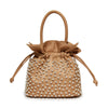 Lele Sadoughi BAGS KHAKI PEARL SIA DRAWSTRING BAG