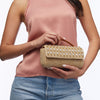 Lele Sadoughi BAGS NATURAL CRYSTAL EMBELLISHED TOP HANDLE MINI TABITHA BAG