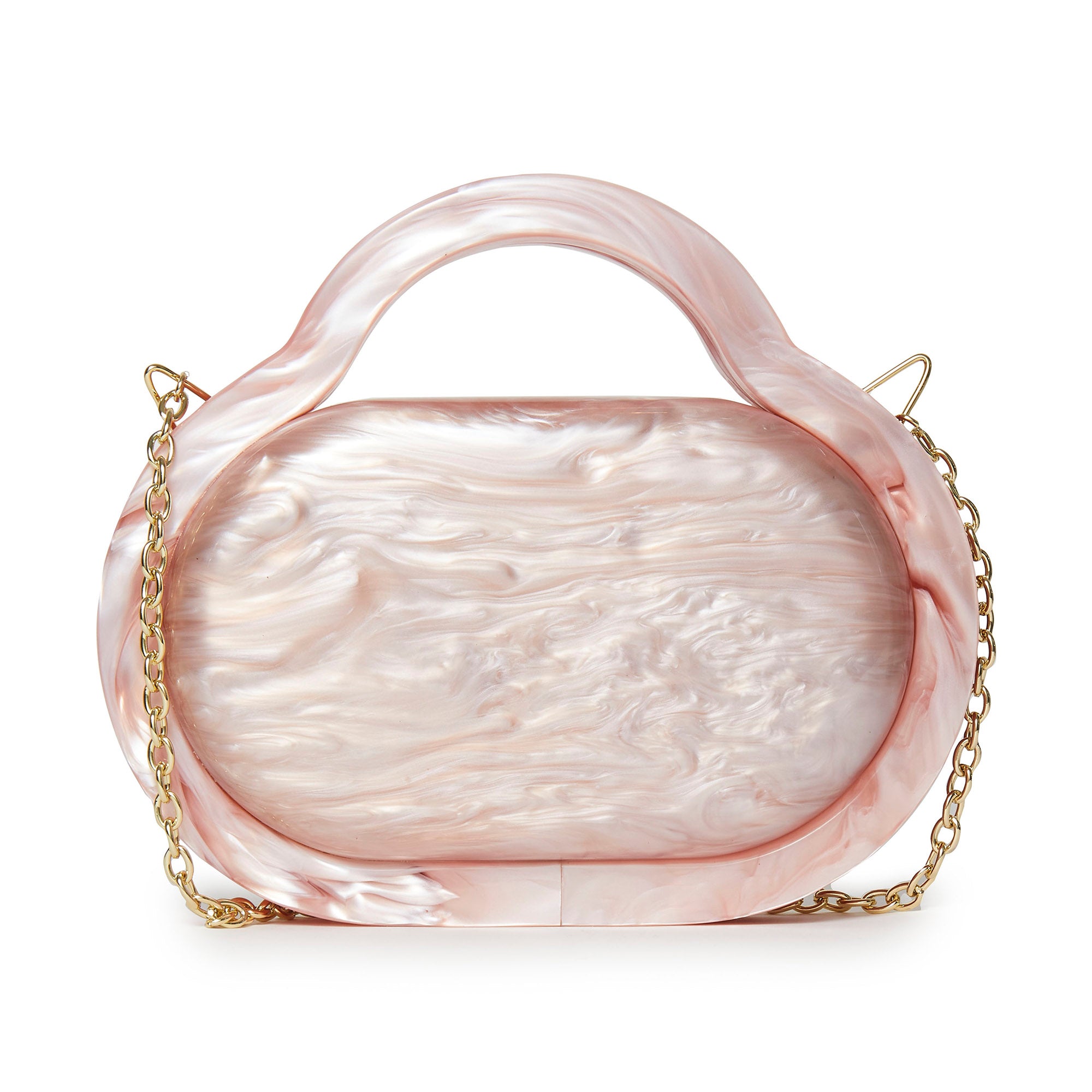 Lele Sadoughi BAGS ROSE PILL BOX ACETATE BAG