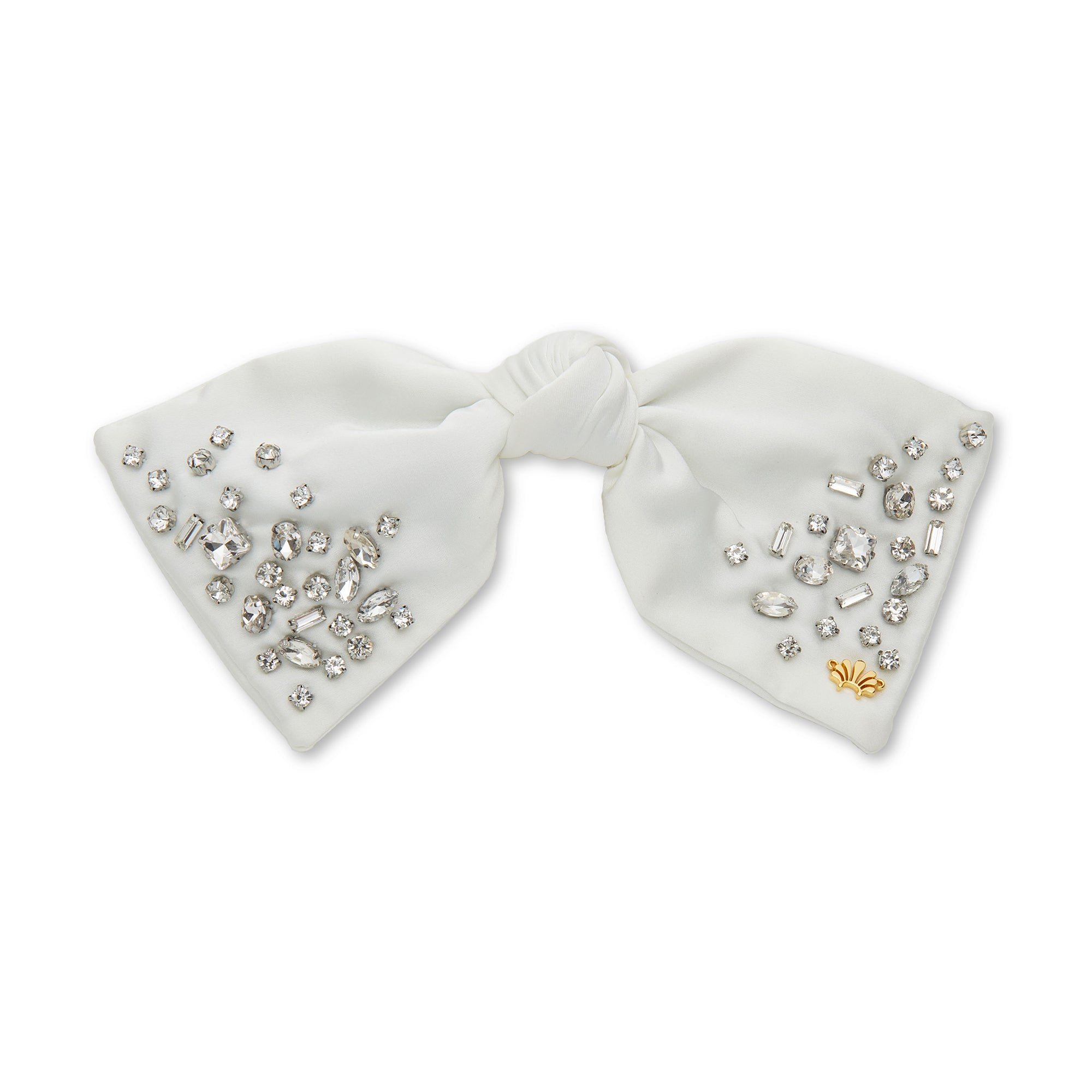 Lele Sadoughi Barrettes APRIL DIAMOND PALOMA JEWELED BIRTHSTONE BOW