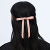 Lele Sadoughi Barrettes BLUSH BARDOT FAUX LEATHER BOW BARRETTE