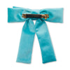 Lele Sadoughi Barrettes BRIGHT TURQUOISE VELVET ANTOINETTE BOW BARRETTE