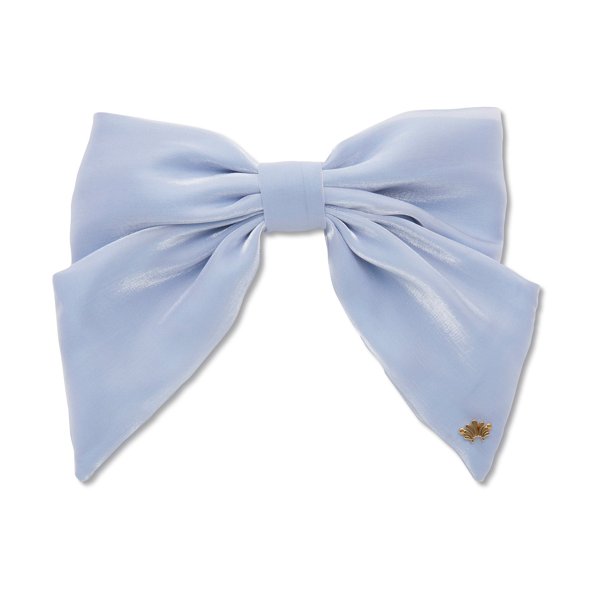 Lele Sadoughi Barrettes CAPRI BLUE NATALIA BOW BARRETTE