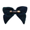 Lele Sadoughi Barrettes ELPHABA EARTH LELE X WICKED SHIMMER BOW BARRETTE