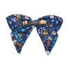 Lele Sadoughi Barrettes INDIGO GARDEN LIBERTY CRYSTAL BOW BARRETTE