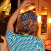 Lele Sadoughi Barrettes INDIGO GARDEN LIBERTY™ CRYSTAL BOW BARRETTE