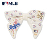 Lele Sadoughi Barrettes IVORY LA DODGERS LELE X MLB BOW BARRETTE