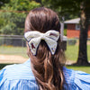 Lele Sadoughi Barrettes IVORY LOS ANGELES ANGELS LELE X MLB BOW BARRETTE