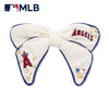 Lele Sadoughi Barrettes IVORY LOS ANGELES ANGELS LELE X MLB BOW BARRETTE