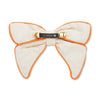 Lele Sadoughi Barrettes IVORY SAN FRANCISCO GIANTS LELE X MLB BOW BARRETTE