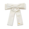 Lele Sadoughi Barrettes IVORY VELVET ANTOINETTE BOW BARRETTE