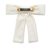 Lele Sadoughi Barrettes IVORY VELVET ANTOINETTE BOW BARRETTE