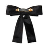 Lele Sadoughi Barrettes JET VELVET ANTOINETTE BOW BARRETTE