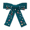 Lele Sadoughi Barrettes JEWELED TEAL ANTOINETTE SWAROVSKI BOW BARRETTE