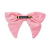 Lele Sadoughi Barrettes LELE SADOUGHI X BARBIE LIPSTICK PINK CHARMS BOW BARRETTE