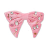 Lele Sadoughi Barrettes LELE SADOUGHI X BARBIE LIPSTICK PINK CHARMS BOW BARRETTE