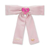 Lele Sadoughi Barrettes LELE SADOUGHI X BARBIE PASTEL PINK HEART CHARM BOW BARETTE