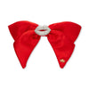 Lele Sadoughi Barrettes LIPSTICK RED LELE SADOUGHI X MARILYN MONROE PAVE KISS BOW