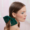 Lele Sadoughi Barrettes MAY EMERALD PALOMA JEWELED BIRTHSTONE BOW