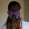 Lele Sadoughi Barrettes NAVY BOSTON RED SOX LELE X MLB BOW BARRETTE