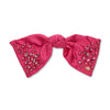 Lele Sadoughi Barrettes OCTOBER PINK TOURMALINE PALOMA JEWELED BIRTHSTONE BOW