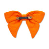 Lele Sadoughi Barrettes ORANGE HOUSTON ASTROS LELE X MLB BOW BARRETTE