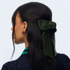 Lele Sadoughi Barrettes PINE GREEN SHIRLEY VELVET BOW BARRETTE