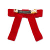 Lele Sadoughi Barrettes RED KATE CRYSTAL BOW BARRETTE