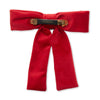 Lele Sadoughi Barrettes RED VELVET ANTOINETTE BOW BARRETTE