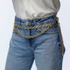 Lele Sadoughi BELTS GOLD CHAIN BELT