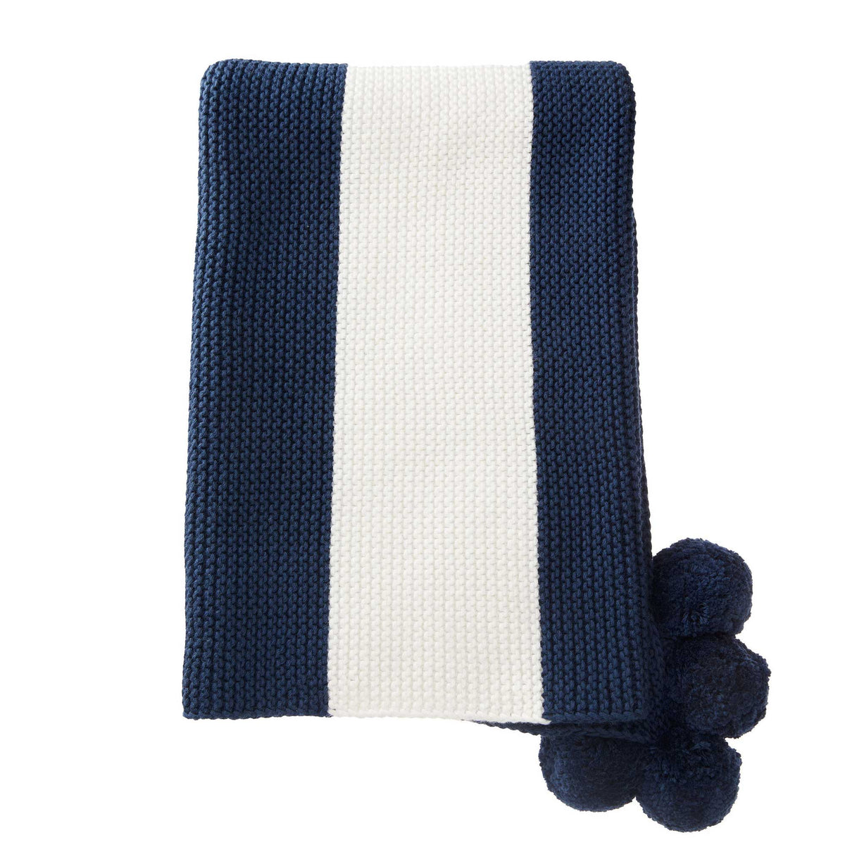 Lele Sadoughi Blankets NAVY KIDS BABY BLANKET