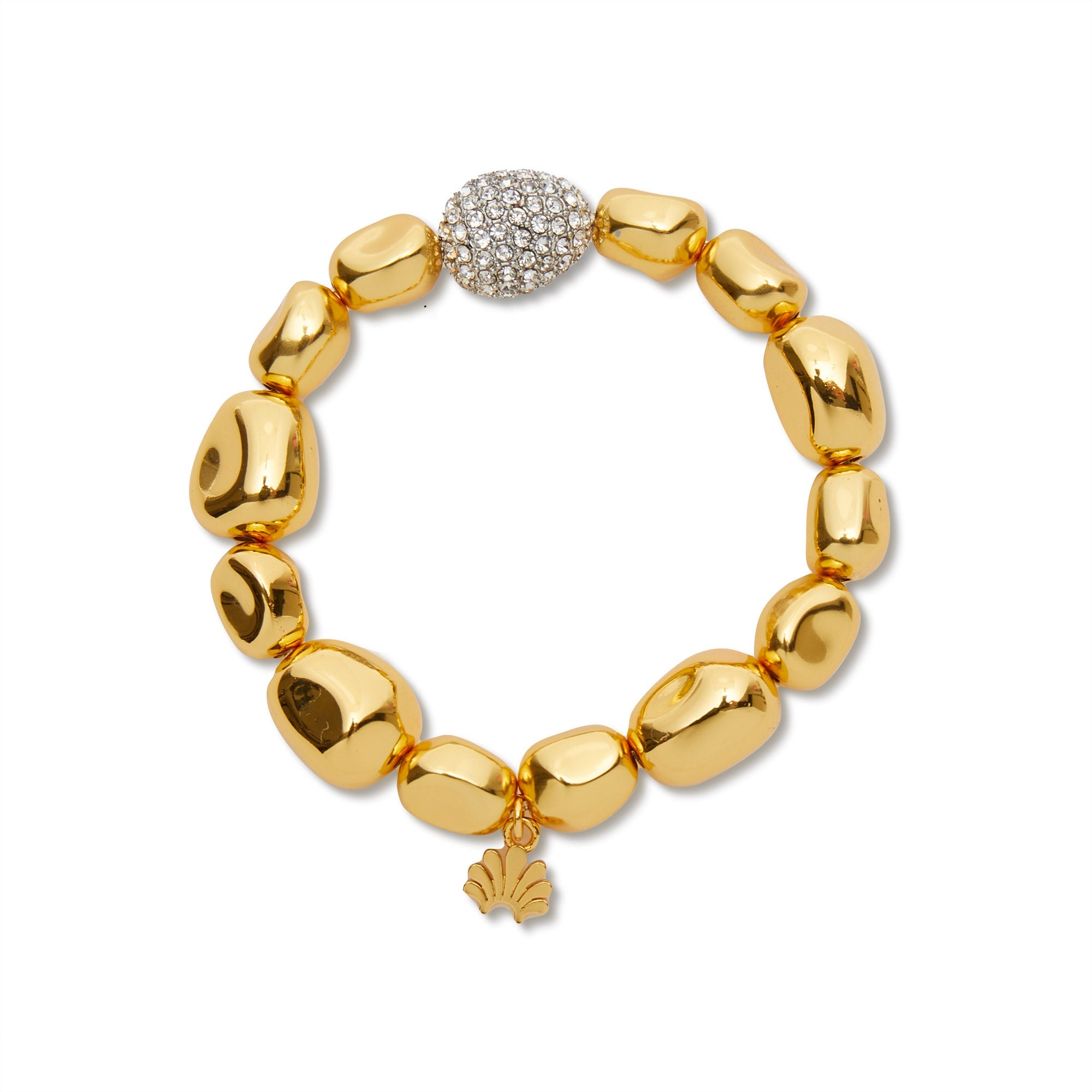 Lele Sadoughi BRACELETS GOLD PEBBLE BRACELET