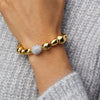 Lele Sadoughi BRACELETS GOLD PEBBLE BRACELET