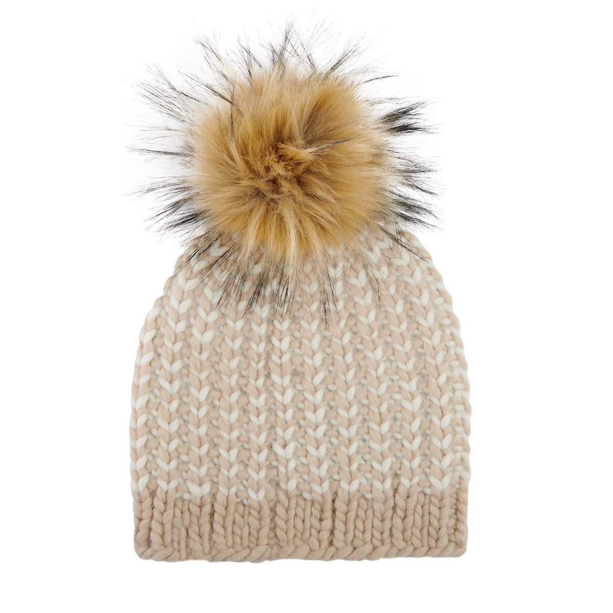 Lele Sadoughi COLD WEATHER CAMEL FOSTER BEANIE