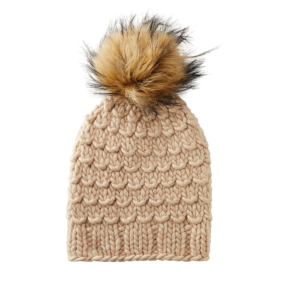 Lele Sadoughi COLD WEATHER CAMEL GUNN BEANIE