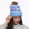 Lele Sadoughi COLD WEATHER GLACIER BLUE THE STOWE BEANIE