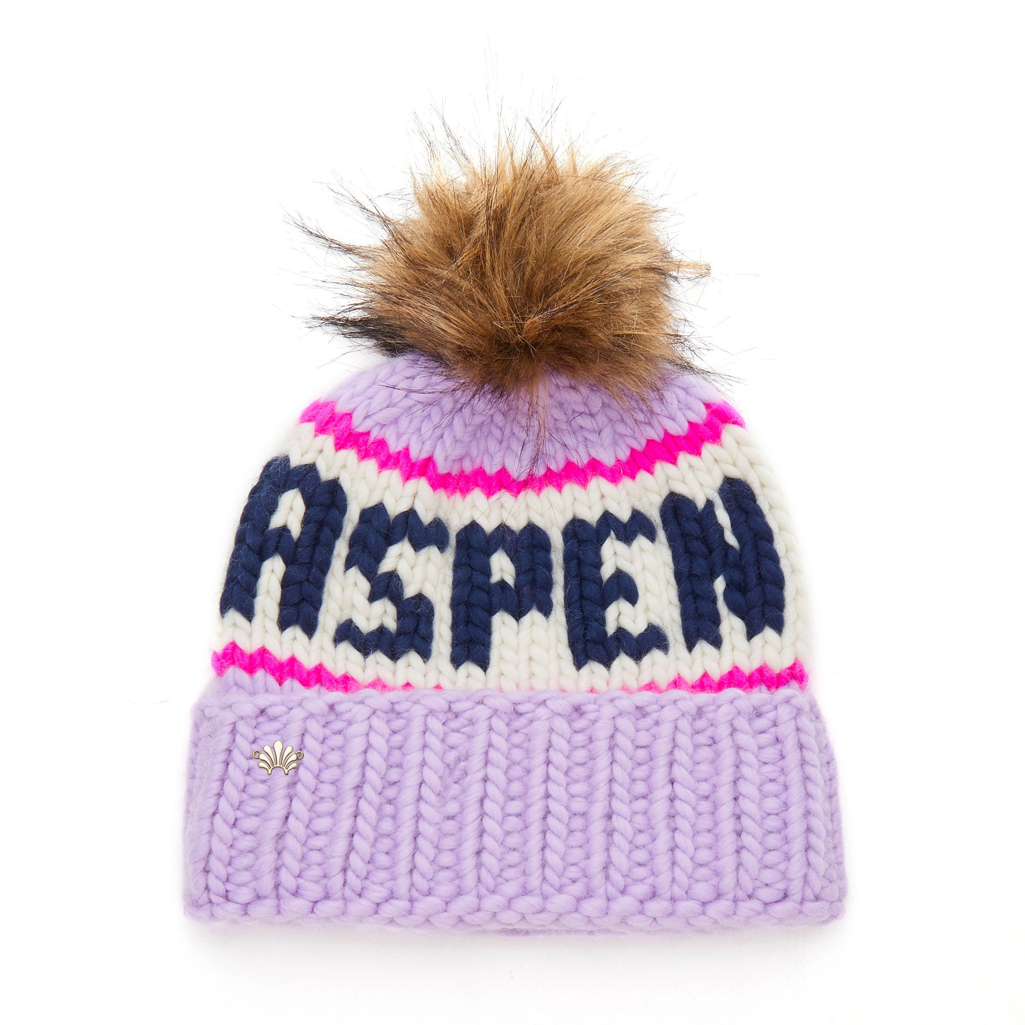 Lele Sadoughi COLD WEATHER LAVENDER THE ASPEN BEANIE