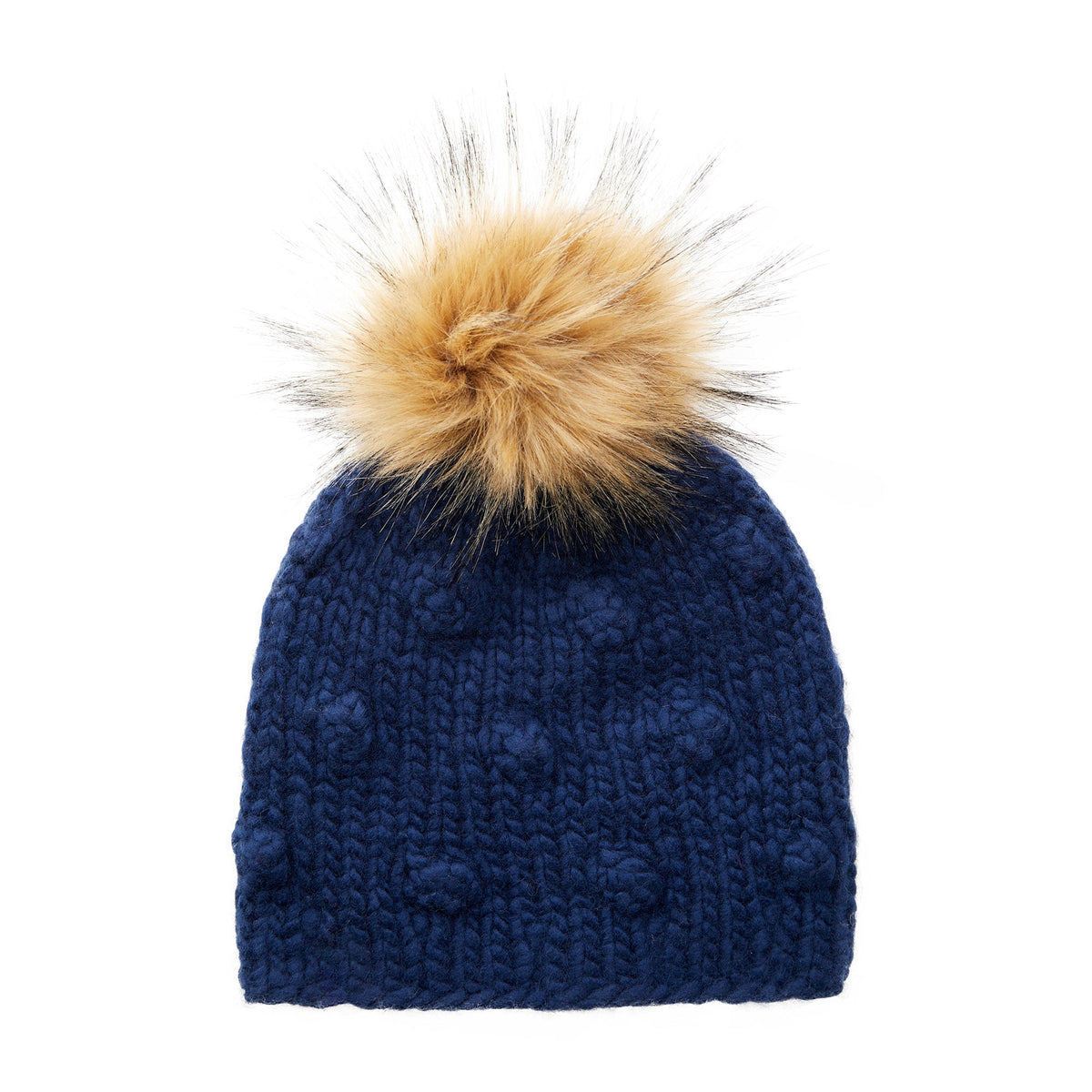 Lele Sadoughi COLD WEATHER NAVY CAMPBELL BEANIE