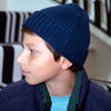 Lele Sadoughi COLD WEATHER NAVY KIDS JAMIE BEANIE