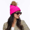 Lele Sadoughi COLD WEATHER PINK RUTHERFORD BEANIE