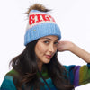 Lele Sadoughi COLD WEATHER SKY BLUE THE BIG SKY BEANIE