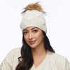 Lele Sadoughi COLD WEATHER WHITE LIE MOTLEY BEANIE