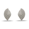 Lele Sadoughi EARRINGS CRYSTAL PAVE DECO FEATHER EARRINGS