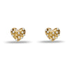 Lele Sadoughi EARRINGS GOLD CELESTIAL HEART STUD EARRINGS