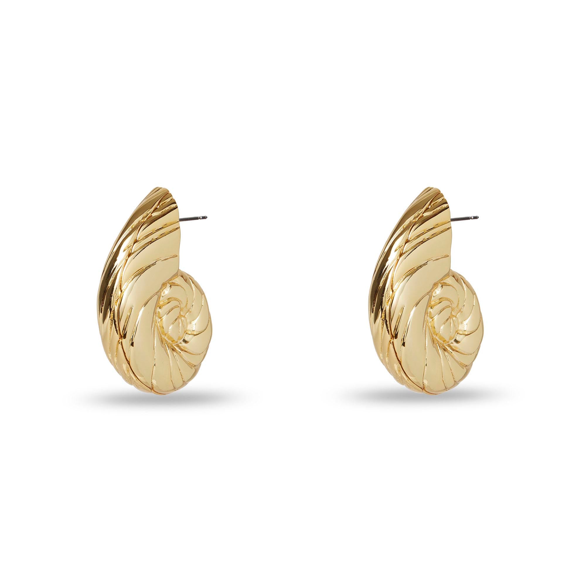 LELE SADOUGHI EARRINGS GOLD NAUTILUS EARRING