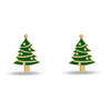 Lele Sadoughi EARRINGS GOLD PINE TREE STUD EARRINGS