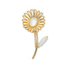 Lele Sadoughi EARRINGS GOLD THE MET X LELE RENOIR DAISY BROOCH