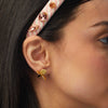 Lele Sadoughi EARRINGS GOLD TRILLIUM STUD EARRINGS